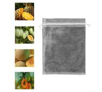 Lightweight Nylon Fruit Netting Bags That Fit Securely Over Developing Fruits to Deter Birds and Insects Naturally (20pcs 25x35cm)