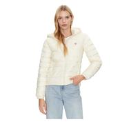 Lightweight Nylon Parka Jacket- female- Guess- Winter Jackets- White- XS- Jackets XS