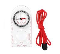 Lightweight Orienteering Map Magnifier Strong Waterproof Sighting Mirror Compass Multifunctional Adjustable Declination Compass for Map Reading Navigation