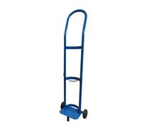 Lightweight Oxygen Cylinder Rack Cart - Rolling Steel Tank Holder Dolly with Rubber Wheels for Small Oxygen Tanks, Portable Oxygen Bottle Stand