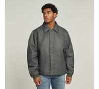 Lightweight Padded Bomber Jacket - Grey - Men XS
