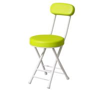 Lightweight Padded Folding Chairs with Backrest - Easy to Fold Portable Seating for Balcony Bathroom Office Camping and Counter Use