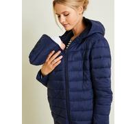 Lightweight Padded Jacket, Adaptable for Maternity & Post-Maternity dark blue