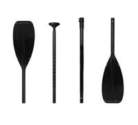 Lightweight Paddle Board Oar - Carbon Fibre Kayaking Paddle 2 Piece Break Down | 165x15cm Shaft with Buoyant Blad-e, Quick Release Joint for Lake River Sea Rafting, Travel Friendly Paddles