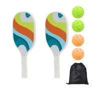 Lightweight Paddle Set - Includes Racket, Ball & Bag, Large Paddle for Men & Women | Portable Sports Gear Ideal for Travel & Leisure, Ball Gear