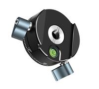 Lightweight Panoramic Tripod Head with Bubble, Arcas Compatible, Smooth Rotation for Outdoor Photography 5kg Load Aluminum Alloy Arcas Swisses Tripods Head
