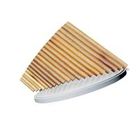 Lightweight Panpipes Professionally Performed Panflute Woodwind Instrument For Adults(16-pipe G)