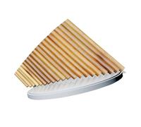 Lightweight Panpipes Professionally Performed Panflute Woodwind Instrument For Adults(25-pipe G)