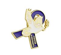 Lightweight Peace Bird Brooch Alloy Corsage Pin Perfect Jewellery for Travel Commuting Versatile Styling Peace Bird Badge Pin