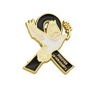 Lightweight Peace Bird Brooch Alloy Corsage Pin Perfect Jewellery for Travel Commuting Versatile Styling Peace Bird Badge Pin