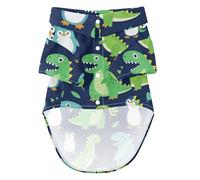 Lightweight Pet Clothes for Beach Cute Penguin Dinosaur L