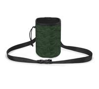 Lightweight Pet Training Package, Hunter Green Floral Petals Pattern Print Versatile Pet Training Bag Stylish Pet Accessories Ideal for Dog Walking