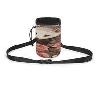 Lightweight Pet Training Package, Opossum and Roses Print Versatile Pet Training Bag Stylish Pet Accessories Ideal for Dog Walking