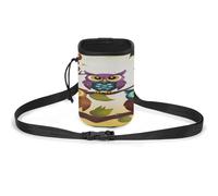 Lightweight Pet Training Package, Owls Birds Print Versatile Pet Training Bag Stylish Pet Accessories Ideal for Dog Walking