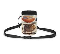 Lightweight Pet Training Package, Owls Birds Print Versatile Pet Training Bag Stylish Pet Accessories Ideal for Dog Walking