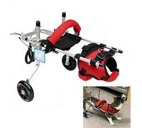 Lightweight Pet Wheelchair for Dogs, Cats & Rabbits - Adjustable Support & Removable Harness for Hind Leg Disabilities - Comfort Aid for Mobility Challenges