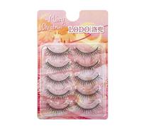 Lightweight Piece Colorful Blue-Violet Gradient Makeup Fake Looking Natural Festival Eyelashes Eyelashes L4A2 Music