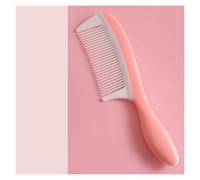 Lightweight Plastic Comb Long-Handled Wide-Tooth Detangler Hairbrush Portable Fine-Tooth Comb Suitable For Various Hairstyles multifunctional(Fine teeth)