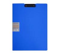 Lightweight Plastic Folder Foldable Large A3 Folder Multi-Functional Writing Pad that Can Hold 100 Sheets Oof Paper Neat(Blu)