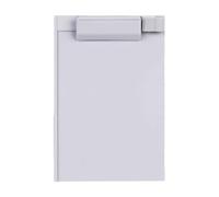 Lightweight Plastic Folder Thickened A4 Folder with Pen Clip Large Capacity Writing Board Can Be Hung Multifunctional Neat(Gray,S)
