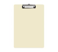 Lightweight Plastic Folder Vertical Hardened A4 Folder Pad with Graduated Lines Multi-Functional Can Hold 110 Sheets of Paper Neat(Gelb,1 pcs)