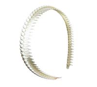 Lightweight plastic headbands for women with tooth comb, non-slip design for an active lifestyle, headbands made of recycled plastic