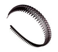 Lightweight plastic headbands for women with tooth comb, non-slip design for an active lifestyle, headbands made of recycled plastic