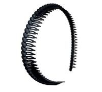 Lightweight plastic headbands for women with tooth comb, non-slip design for an active lifestyle, headbands made of recycled plastic