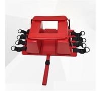 Lightweight Plastic Spine Stretcher Board with Neck Brace & Head Bed - Ideal for EMT, Ambulance, Sports Field Rescue, Emergency Medical Use