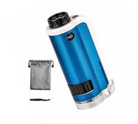 Lightweight Pocket Size Microscope Educational Toy for Kids 100x-250x Magnification Alloy Science Exploration Tool