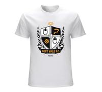 Lightweight Port Vale Heart T-Shirt in Cotton Blend XL White
