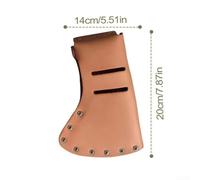 Lightweight Portable Axe Cover with Adjustable Fit for Different Hatchet Sizes, Thick Material Sheath Offering Blade Protection for Camping and Hiking (20 * 14cm)