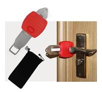 Lightweight Portable Door Lock, Travel Lock, School Lockdown, Temporary Door Lock, Night Lock, Privacy Lock, Lock for Apartment, Dormitory, Motel, Hotel, Bathroom Bedroom Door