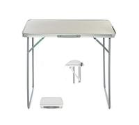 Lightweight Portable Folding Table - Multipurpose Outdoor Camping & Garden Table with Carry Handle for Dining Picnics BBQs & Parties - Easy to Transport Space-Saving Design.