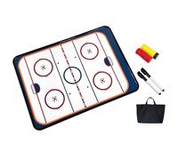 Lightweight Portable Ice Hockey Playbook for Coaches & Players, Ice Hockey Coaching Board Table, with Marker and Storage Bag, for Tactical Deployment, Guidance