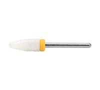 Lightweight Portable Nail Drill Bit Corn Head Shape Electric Grinding Machine Accessories for Carving Polishing Reshaping Nails Ceramic (Extra fine Grained XF Yellow Box)