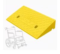 Lightweight Portable Non-Slip Plastic Kerb Ramps for Vehicles, High Load Capacity, Ideal for Easy Access, Includes Bolts, Suitable for Various Rises