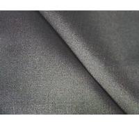 Lightweight Premium Woollen Stretch Suiting Fabric | 150cm Wide | Supplied by The Metre as One Continuous Length (Black, by The Metre)