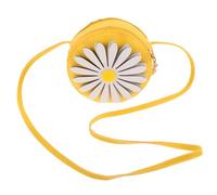 Lightweight Pu Daisy Pattern Crossbody Purse for Little, Cute and Versatile Change Bag for Everyday Use and Kindergarten