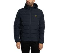 Lyle & Scott Mens Lightweight Full Zip Casual Puffer Jacket - Dark Navy - XL