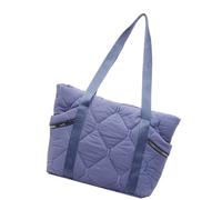 Lightweight Quilted Underarm Bag With Comfortable Strap Wear Resistant Fabric For Women Daily Commute Travel Essential, Blue, As the pic show