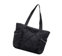 Lightweight Quilted Underarm Bag With Comfortable Strap Wear Resistant Fabric For Women Daily Commute Travel Essential, Black, As the pic show