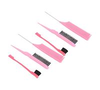 Lightweight Rat Tail Comb Set for Styling - Portable Multi-Purpose Parting & Teasing Hair Brush Set - Ideal for All Hair Types
