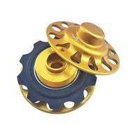 Lightweight Rear Pulley Wheel Guide for Brompton Folding Bikes Adjustable Chain Tension System (Gold)