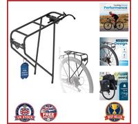 Lightweight Rear Rack for 26 Inch Bikes Heavy-Duty Alloy Commuter Carrier