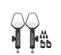Lightweight Rearview Mirro 2pcs Directional Ball All-round Rotation Folding For ADV Off-road Scooter Retrofit Rearview Mirrors