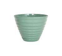 Lightweight Recycled Plastic Garden Pot Planter with Drainage Holes | UV Resistant & Frostproof | Kelkay Flower Pot, Resin, Sage, Large