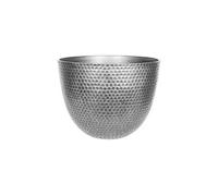Lightweight Recycled Plastic Garden Pot Planter with Drainage Holes | UV Resistant & Frostproof | Kelkay Urban Elements Effect Large Pot (Gun Metal