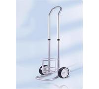Lightweight Rolling Oxygen Tank Cart with Adjustable Handle, Portable Oxygen Cylinder Cart Holder with Wheels