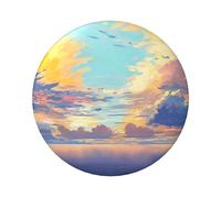 Lightweight Round Badges, Graffiti Anime Landscape Pin Badges